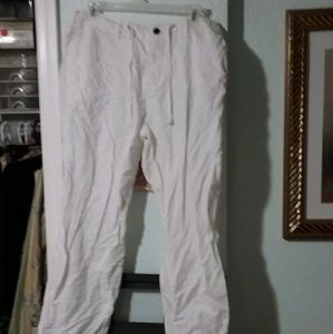 Men's cotton denim drawstring pants